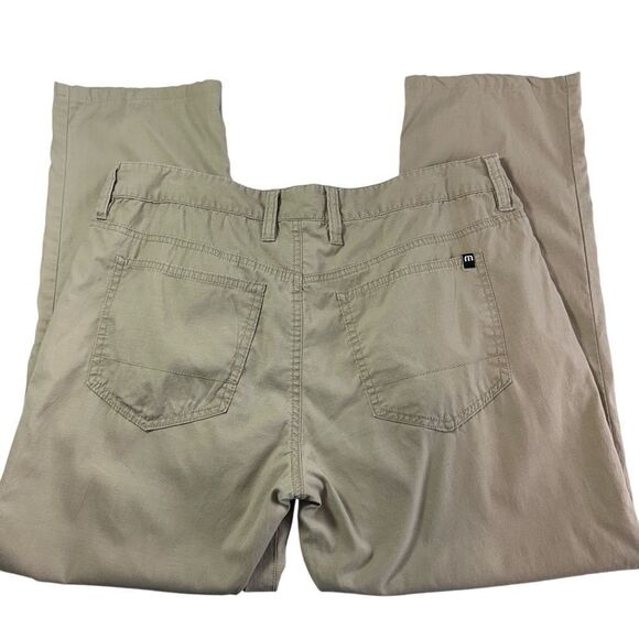 Travis Mathew Tencel Khaki Color Golf Chinos, 34 - Picture 6 of 10
